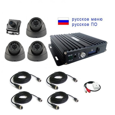 Комплект видеонаблюдения для автошколы NSCAR401HD