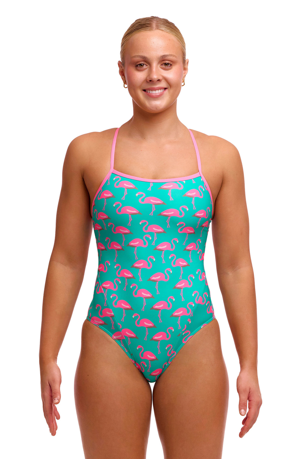 Купальник FUNKITA Go Flamingo! (Single Strap)