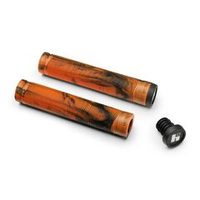 Грипсы для трюкового самоката, HIPE H-01 Duo, 155 мм, черные/оранжевые
