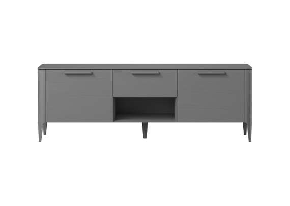 Тумба Type oak под ТВ ширина 160 см (серый)