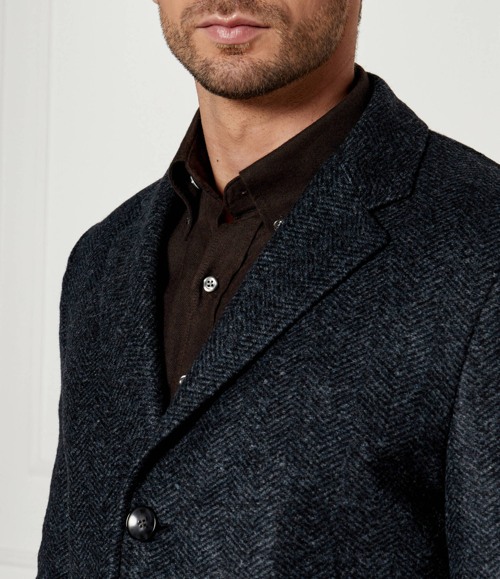 Пальто 2в1 h-hyde BOSS BLACK - темно-синий(50528131)