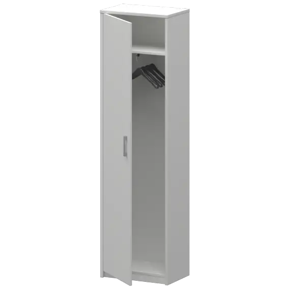 Шкаф для одежды А-308 Белый 560x370x2000 Арго