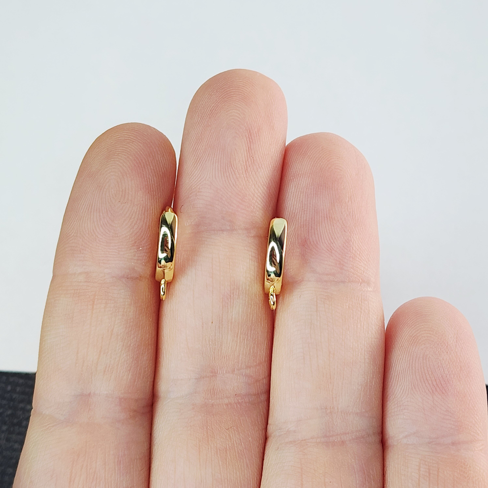 Ювелирные швензы колечки, позолота, люкс фурнитура