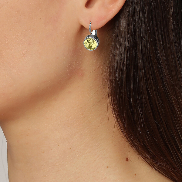 Серьги Dyrberg Kern LOUISE SS YELLOW 420017 BR/S
