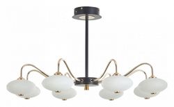 Люстра на штанге Arte Milano Neapolis-73908 273908/8 BK/GD