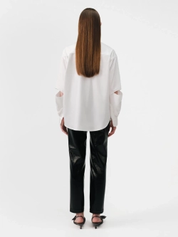 Блуза из хлопка с вырезами OLA OLA