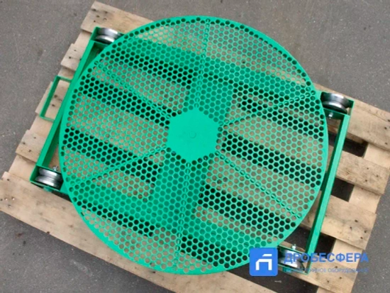 Стол для пескоструйной камеры поворотный с тележкой TTM-800мм арт. 10115708