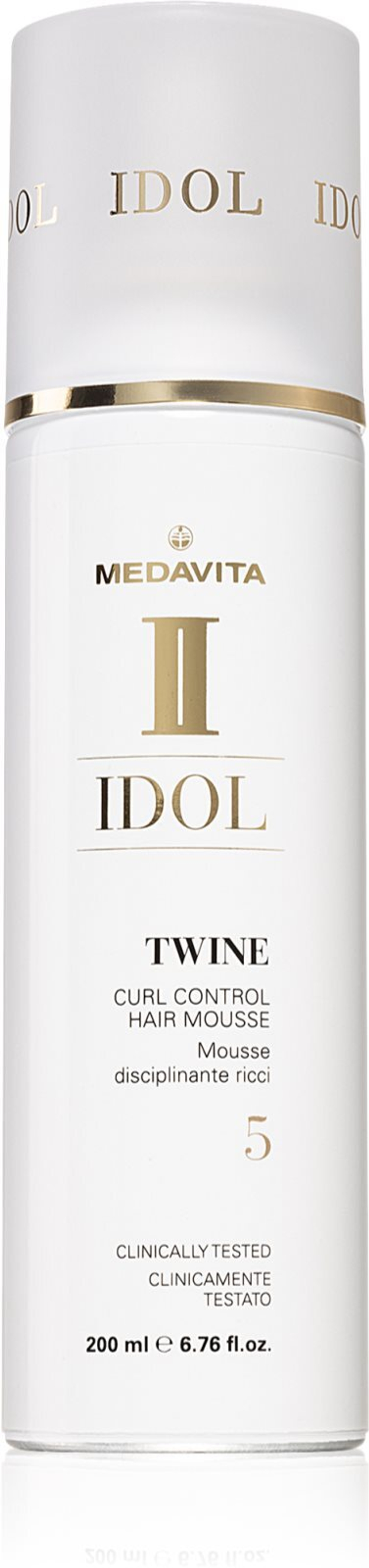 Medavita Idol Curl Control Hair Mousse - мусс для непослушных и кудрявых волос /   200  ml  / GTIN 8033928509524