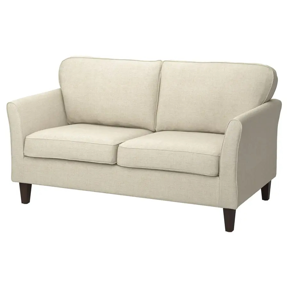 Диван 2-местный - IKEA EKHOLMA/ИКХОЛМА  ИКЕА, 167x85см, светло-бежевый