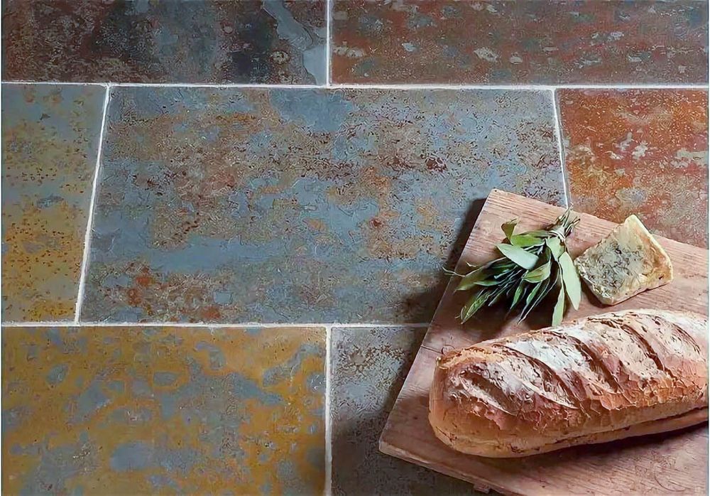 Плитка-сланец мультиколор, натуральный скол Pharaon 300x600x10