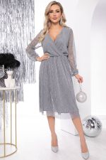 Платье Млечный путь (серебро) П11533 LT Collection (Акция)