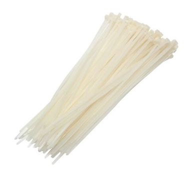 Хомут пластмас WHITE 2,5х100 (100шт) KING WHITE 2,5х100