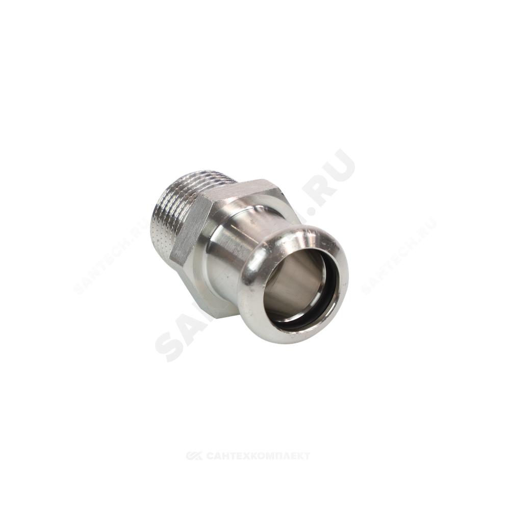 Муфта сталь нерж AISI 316L Дн 15х1/2" Ру16 пресс/НР Inoxpres RM 187102015