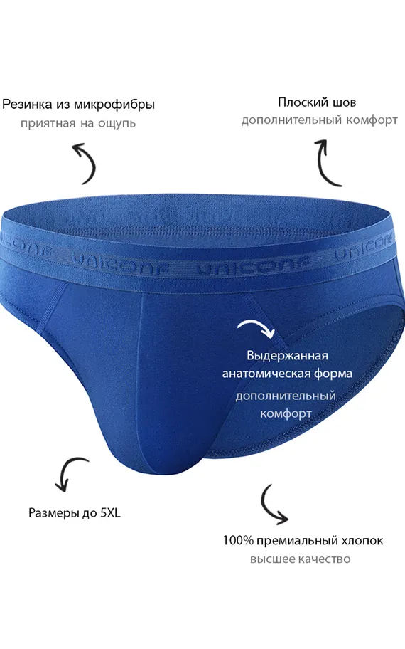 Мужские трусы XPB05 Темно-Синий
