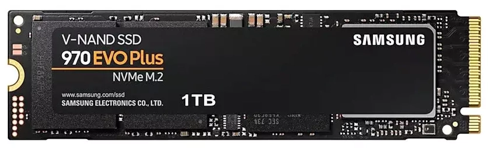 Твердотельный накопитель Samsung 970 EVO Plus 1TB NVMe M.2 SSD (MZ-V7S1T0BW)