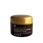 Ночная антивозрастная осветляющая маска с пептидами Mizon Good Night Wrinkle Care Sleeping Mask против морщин, 75 мл