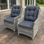 Кресло ROYAL FAMILY NICOLE серое