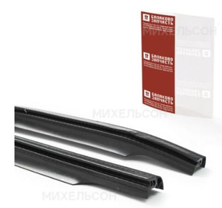 Уплотнитель двери 2123-6107020/21 верхний водосток (кт2шт) БалаковоЗапчасть 11104