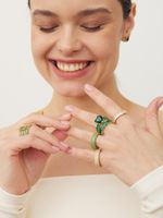 СЕРЬГИ "BASE GREEN"