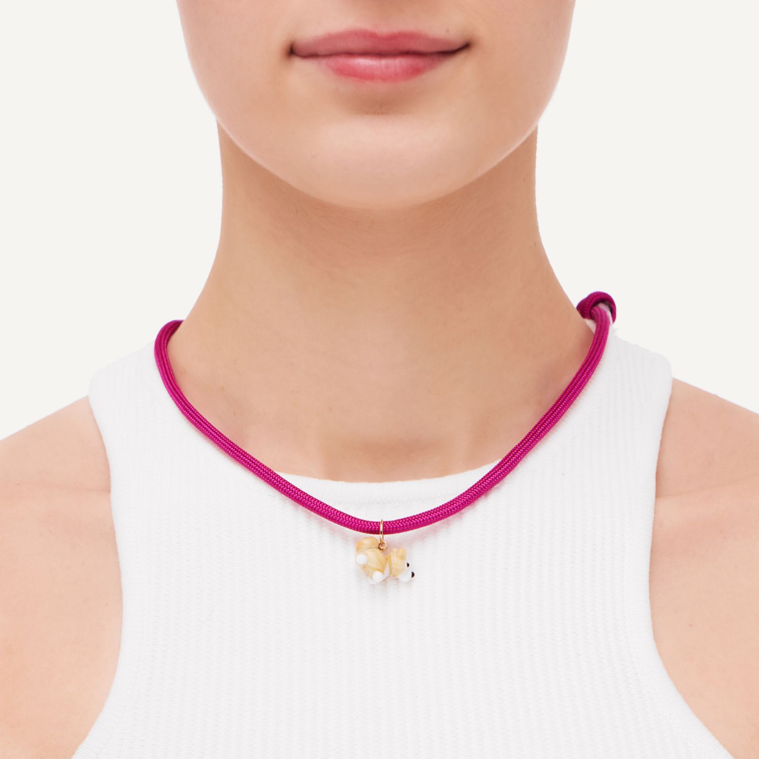 Колье Knitted Cutie Necklace - Shiba Inu