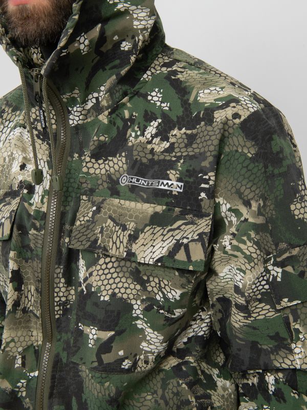 Костюм летний Стрелок ткань Сорочка цвет Зеленый питон