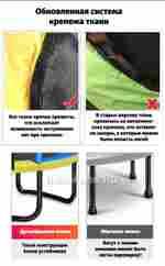 Батут с сеткой, диаметр 5 фт, розовый