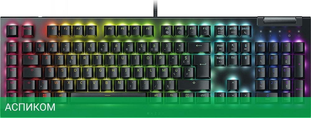 Клавиатура Razer BlackWidow V4 X Green Switch (RZ03-04700800-R3R1)