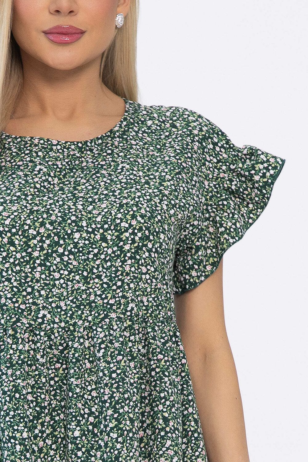 Платье Лапушка (зеленое) П13536-18М LT Collection