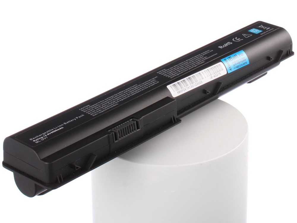 Аккумулятор iBatt 8700mAh, для HP- Pavilion dv7-3079wm dv7-3140er dv7-3186cl dv7-1060eo dv7-1145eg dv7-1210ed