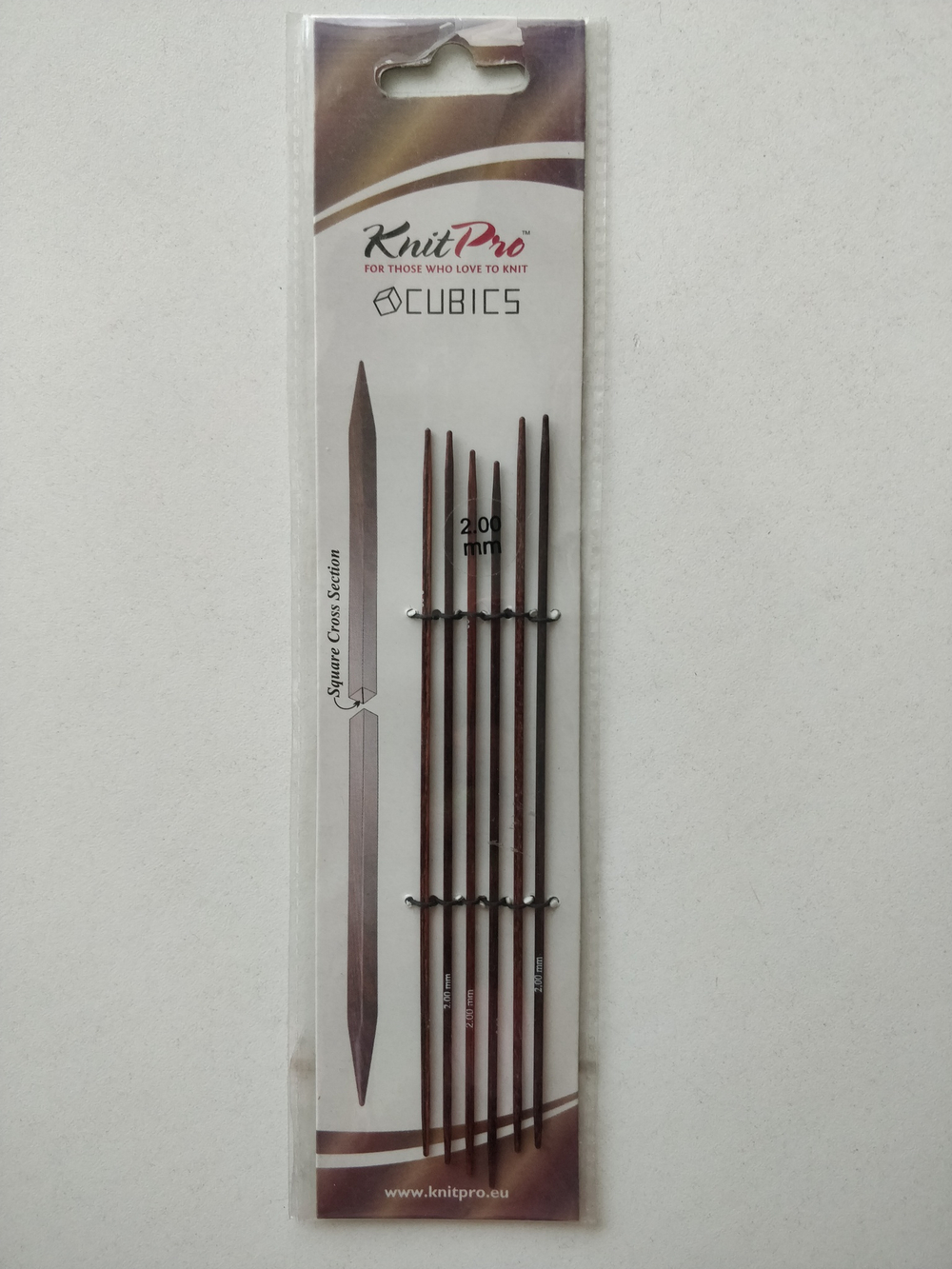 Спицы чулочные Knit Pro Cubics , размеры в ассортименте