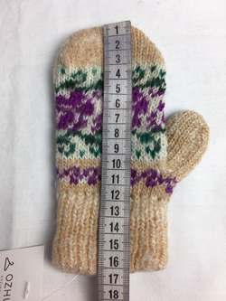 Варежки с орнаментом на 5/6 лет