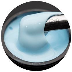 Гель моделирующий самовыравнивающий цветной Небесный 15мл ОПЦИЯ