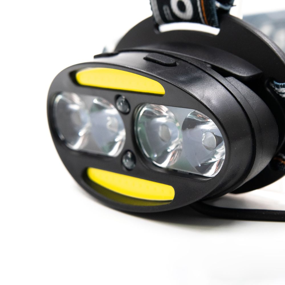 Фонарь налобный &quot;СИБИРСКИЙ СЛЕДОПЫТ-Радиант&quot;, 4 LED + 2 COB, аккум.2x2200mAh/60/