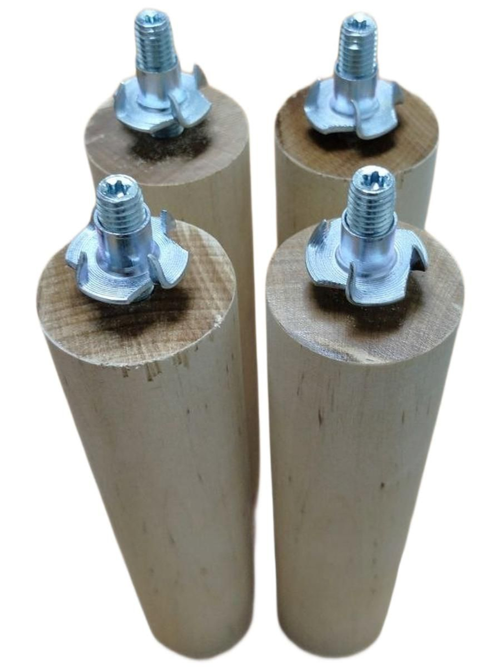 Ножка для мебели ( комплект 4 шт) светлый лак