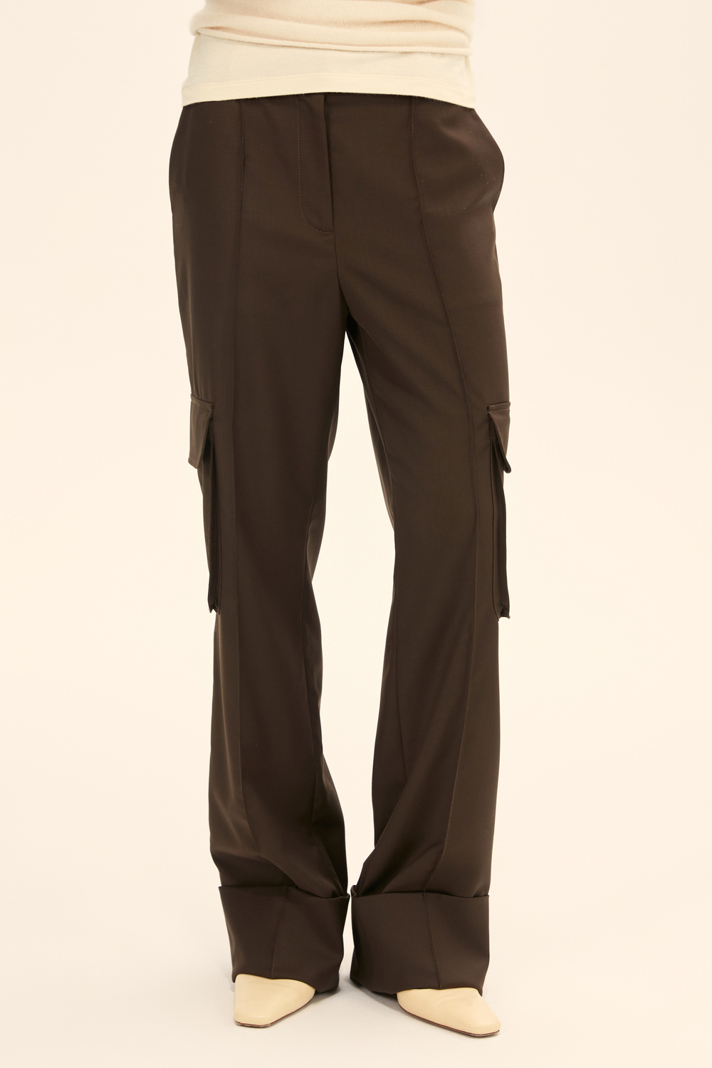Брюки карго (Classy & Sassy), шоколадные