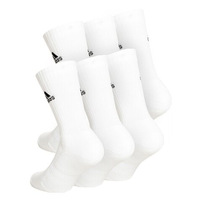 adidas Crew Sportswear Ankle Sports Socks - White, Black