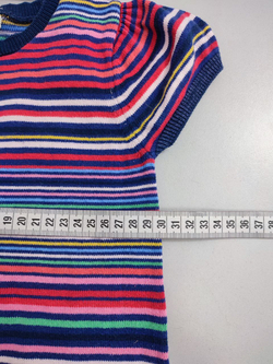 Платье в полоску на 3/4 года