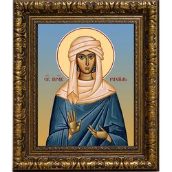 Рахиль святая праматерь. Икона на холсте.