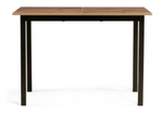 Стол деревянный Woodville Аркон 110(130)х68х75 дуб вотан, черный, ножки черные