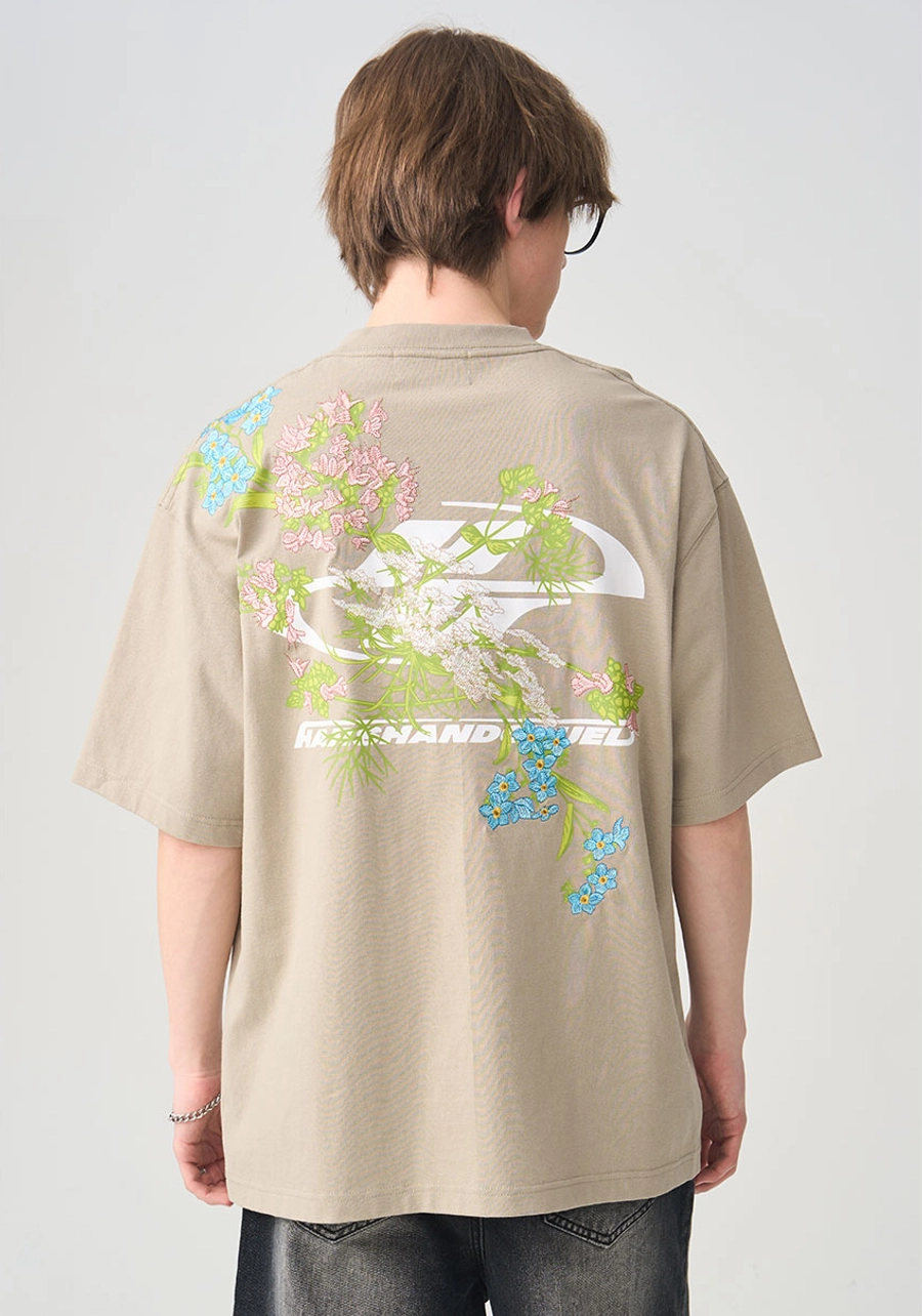 Футболка HARSHandCRUEL "Flowers" Loose fit Tee