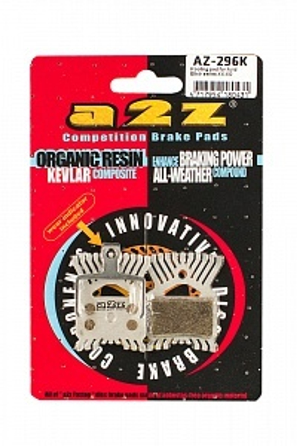 Тормозные колодки A2Z с радиатором Avid Elixir series,XX,XO
