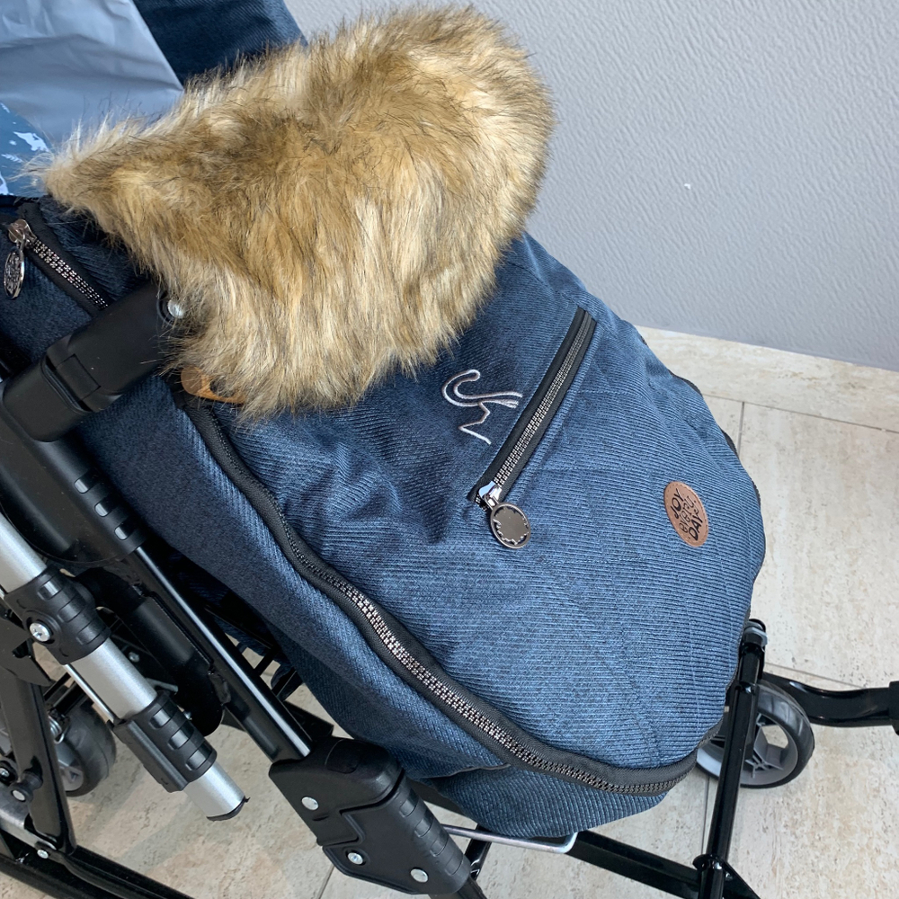 Санки - коляска JOY EVERY DAY синий NIKA арт. J1/2