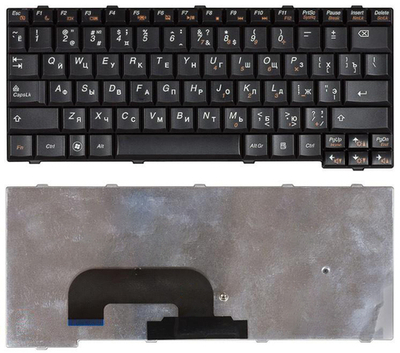 Клавиатура для ноутбука Lenovo IdeaPad S12 черная