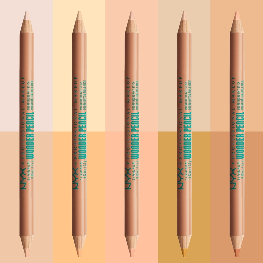 NYX Professional Makeup Wonder Pencil - Двусторонний карандаш для глаз, 2× 0,7 g
