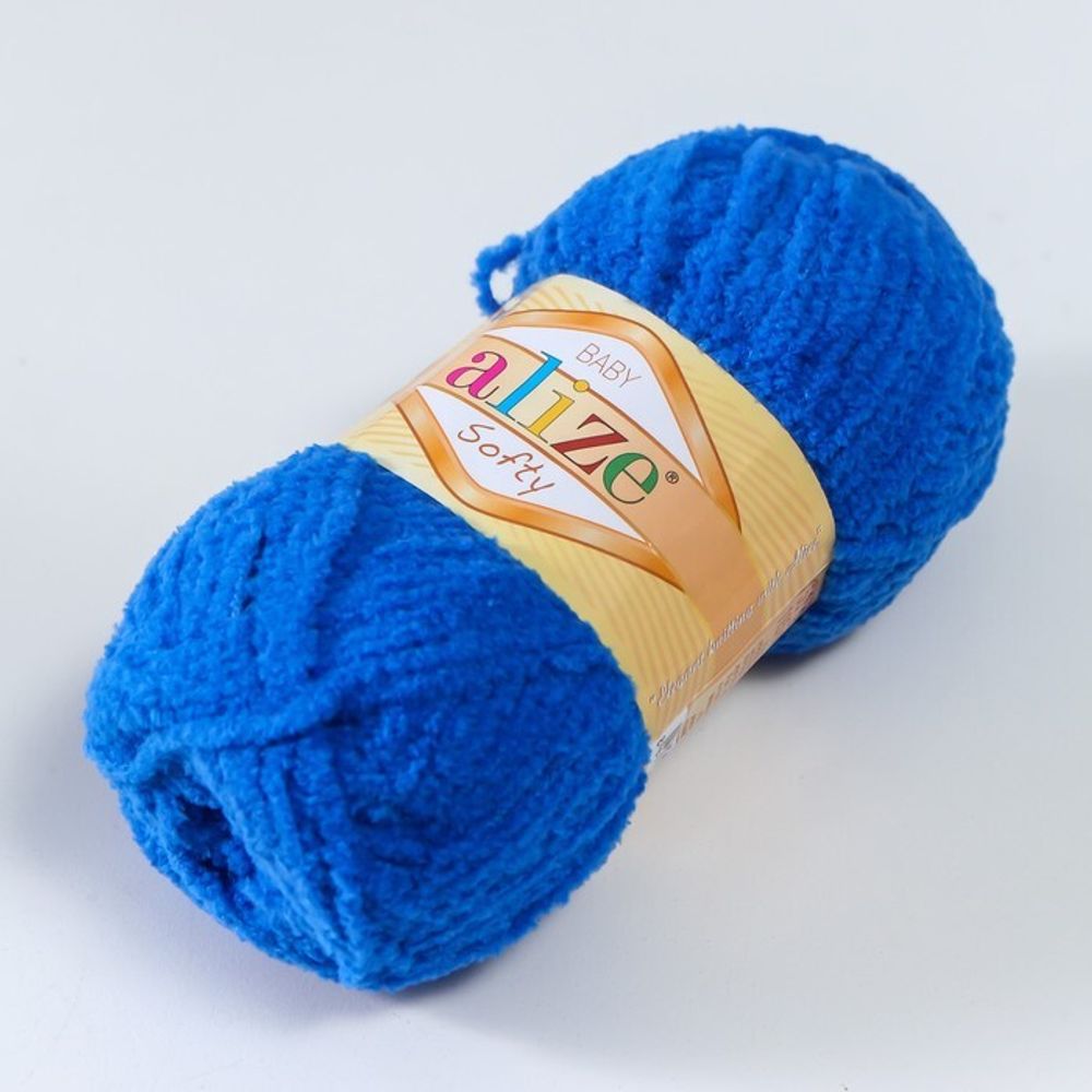 ALIZE &quot;SOFTY&quot; 100% Микрополиэстер, 50 гр., 115 м, Василек