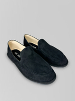 Лоферы CM11-1 однотонные замшевые