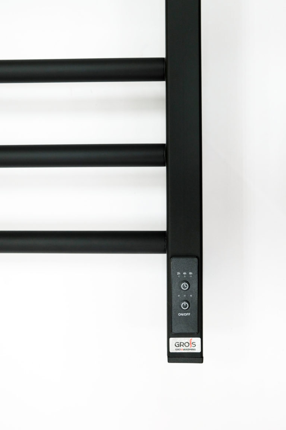 Полотенцесушитель электр. Nex GR-112 500х800 П8 black mat U