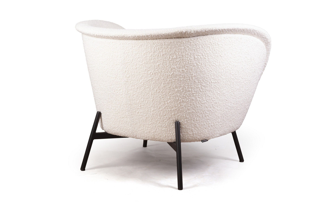 Лаунж кресло COUTURE букле светлый