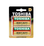 БАТАРЕЙКА TOSHIBA HEAVY DUTY R20 D 2ШТ