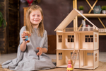 Конструктор-кукольный домик ХэппиДом "Коттедж" из дерева